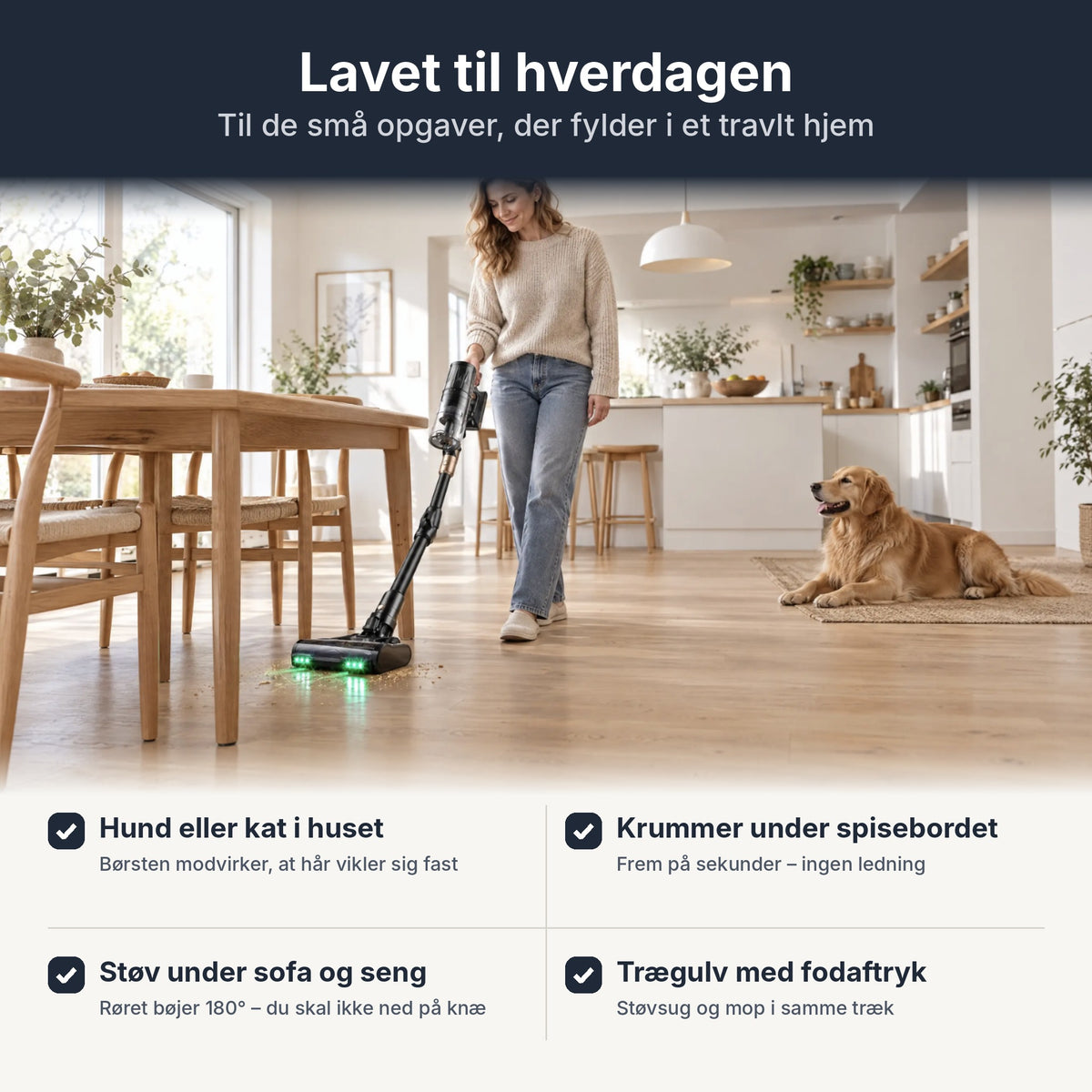 DA – Proscenic P20 i et dansk hjem