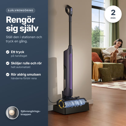 SV – AquaCore 1 självrengöring på 2 min i stationen